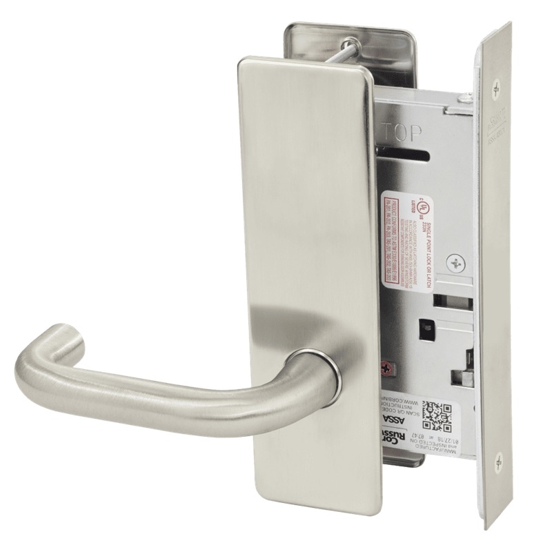 Picture of Corbin Russwin ML2050 LWM Half Dummy Trim Mortise Trim, LW Lever, M Escutcheon
