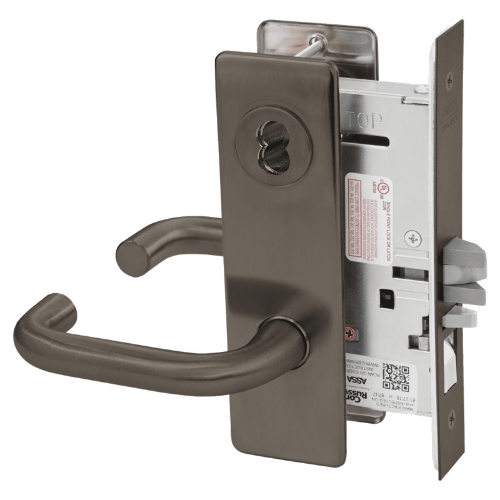 Picture of Corbin Russwin ML2051 LWM Entrance or Office Mortise Lock, LW Lever, M Escutcheon