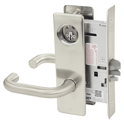 Picture of Corbin Russwin ML2042 LSM Entrance or Public Restroom Mortise Lock, LS Lever, M Escutcheon