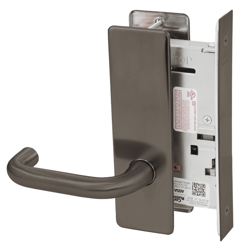 Picture of Corbin Russwin ML2050 LSM Half Dummy Trim Mortise Trim, LS Lever, M Escutcheon