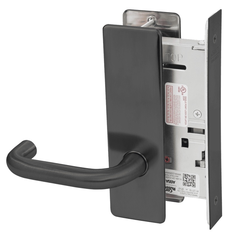 Picture of Corbin Russwin ML2050 LSM Half Dummy Trim Mortise Trim, LS Lever, M Escutcheon
