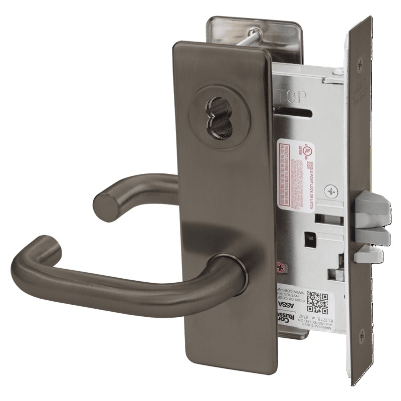 Picture of Corbin Russwin ML2055 LSM Classroom Mortise Lock, LS Lever, M Escutcheon