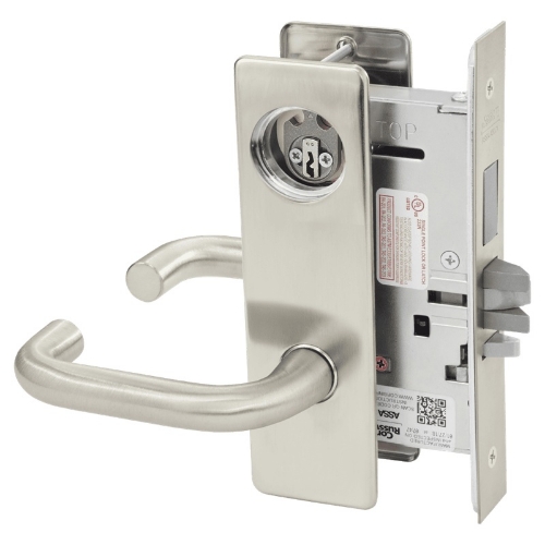 Picture of Corbin Russwin ML2075 LSM Security Entrance or Office Mortise Lock, LS Lever, M Escutcheon