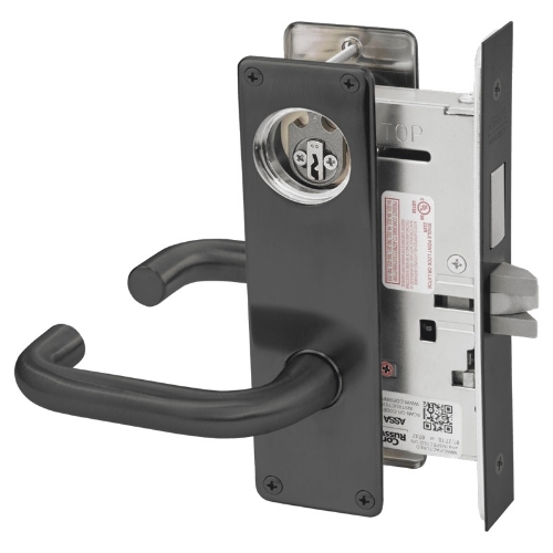 Picture of Corbin Russwin ML2022 LWN Store Door Mortise Lock, LW Lever, N Escutcheon
