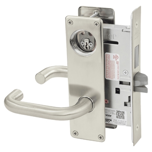 Picture of Corbin Russwin ML2024 LWN Entrance or Storeroom Mortise Lock, LW Lever, N Escutcheon