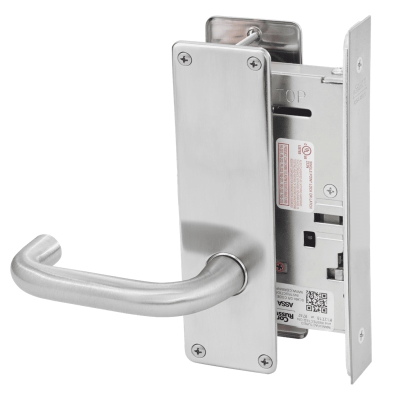 Picture of Corbin Russwin ML2050 LWN Half Dummy Trim Mortise Trim, LW Lever, N Escutcheon