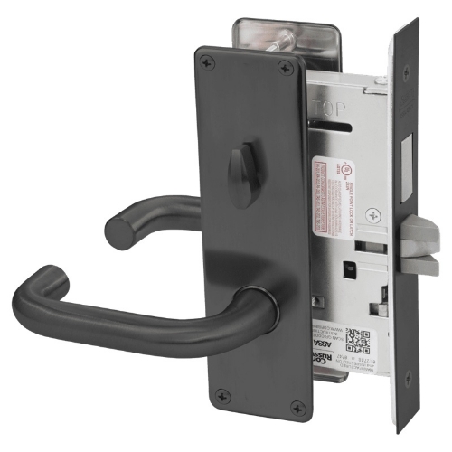 Picture of Corbin Russwin ML2020 LSN Privacy, Bedroom or Bathroom Mortise Lock, LS Lever, N Escutcheon