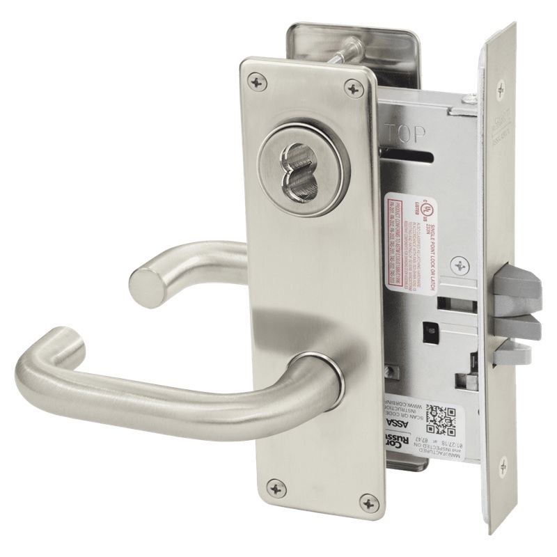 Picture of Corbin Russwin ML2055 LSN Classroom Mortise Lock, LS Lever, N Escutcheon