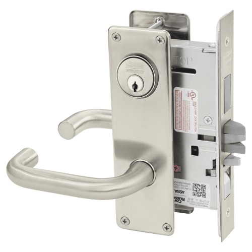 Picture of Corbin Russwin ML2067 LSN Apartment or Dormitory Mortise Lock, LS Lever, N Escutcheon