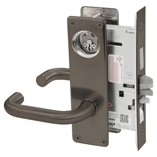 Picture of Corbin Russwin ML2067 LSN Apartment or Dormitory Mortise Lock, LS Lever, N Escutcheon