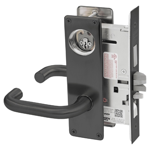 Picture of Corbin Russwin ML2067 LSN Apartment or Dormitory Mortise Lock, LS Lever, N Escutcheon