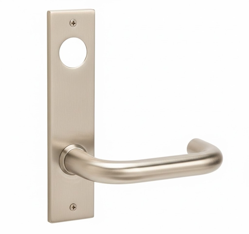 Picture of Corbin Russwin ML2029 LSP Hotel or Motel Mortise Lock, LS Lever, P Escutcheon