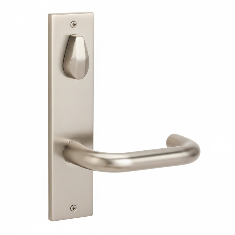 Picture of Corbin Russwin ML2020 LSR Privacy, Bedroom or Bathroom Mortise Lock, LS Lever, R Escutcheon