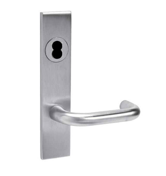 Picture of Corbin Russwin ML2067 LSR Apartment or Dormitory Mortise Lock, LS Lever, R Escutcheon