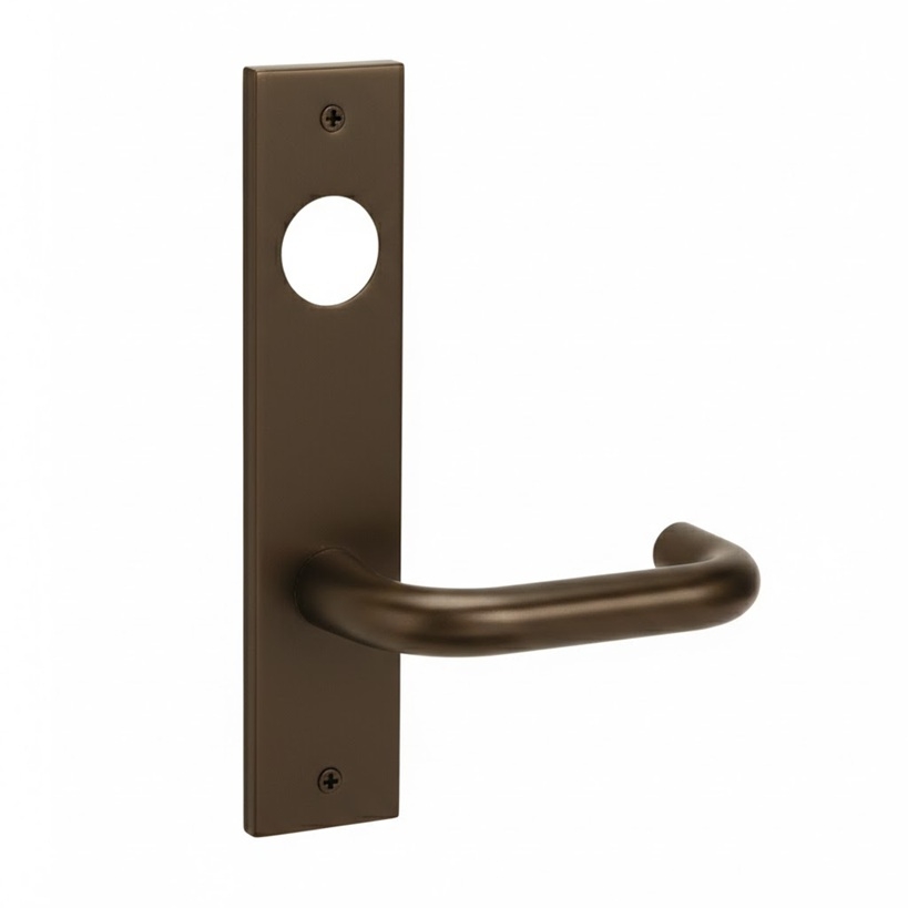 Picture of Corbin Russwin ML2067 LSR Apartment or Dormitory Mortise Lock, LS Lever, R Escutcheon