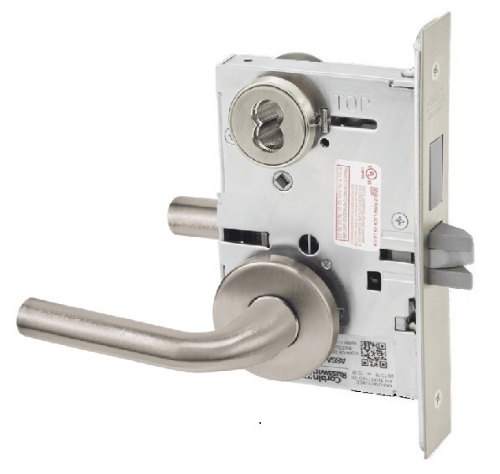Picture of Corbin Russwin ML2022 RWA Store Door Mortise Lock, RW Lever, A Rose