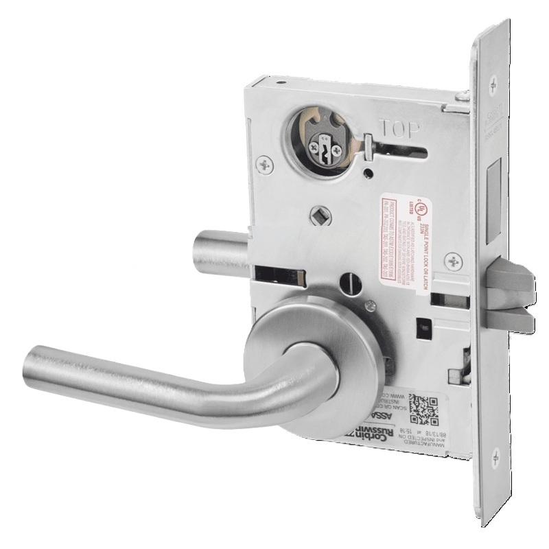 Picture of Corbin Russwin ML2022 RWA Store Door Mortise Lock, RW Lever, A Rose