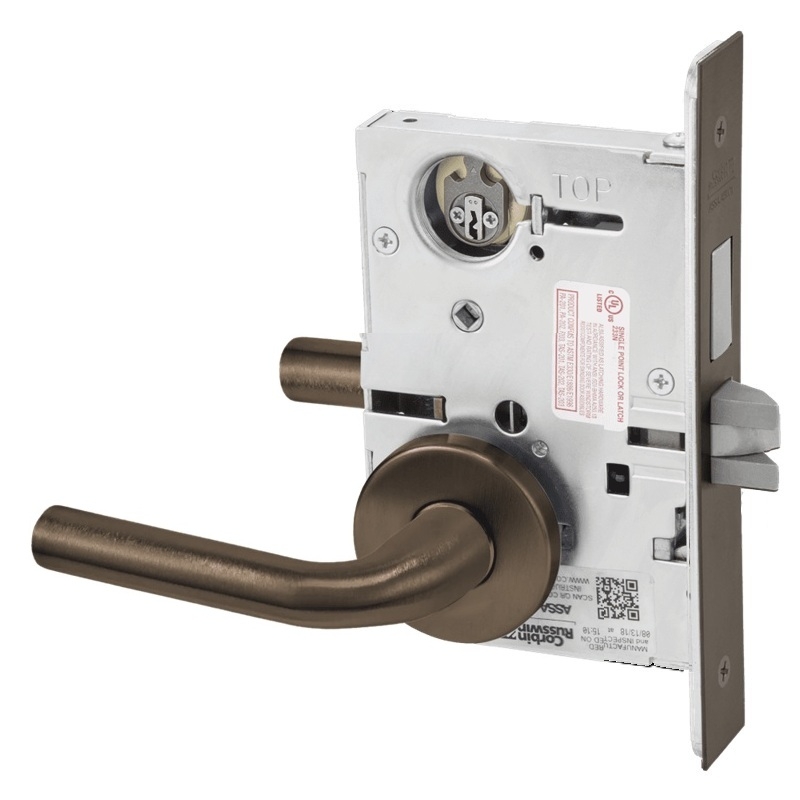 Picture of Corbin Russwin ML2022 RWA Store Door Mortise Lock, RW Lever, A Rose