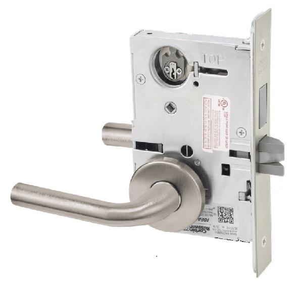 Picture of Corbin Russwin ML2022 RWA Store Door Mortise Lock, RW Lever, A Rose