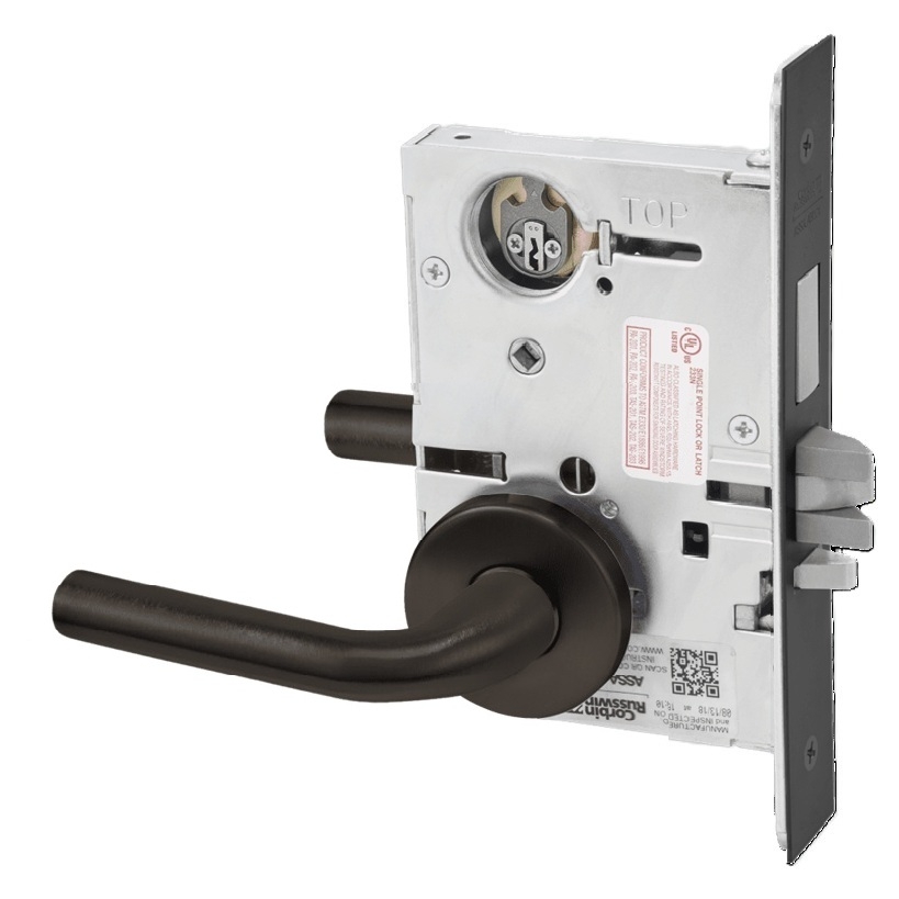 Picture of Corbin Russwin ML2029 RWA Hotel or Motel Mortise Lock, RW Lever, A Rose