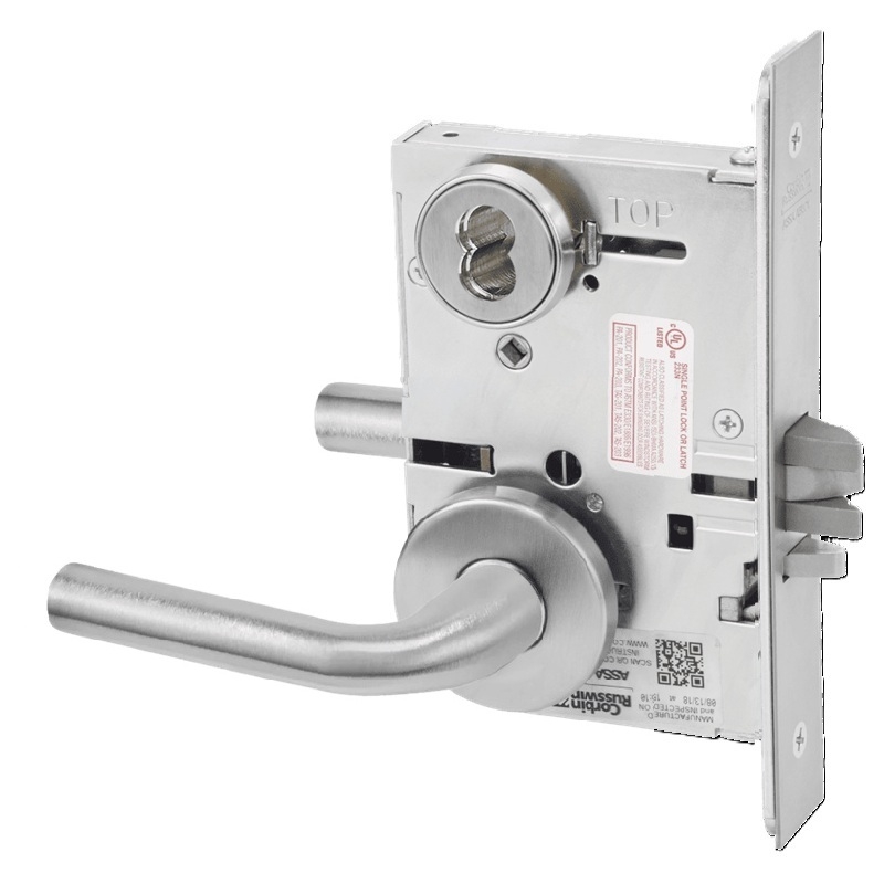 Picture of Corbin Russwin ML2032 RWA Institution or Utility Mortise Lock, RW Lever, A Rose