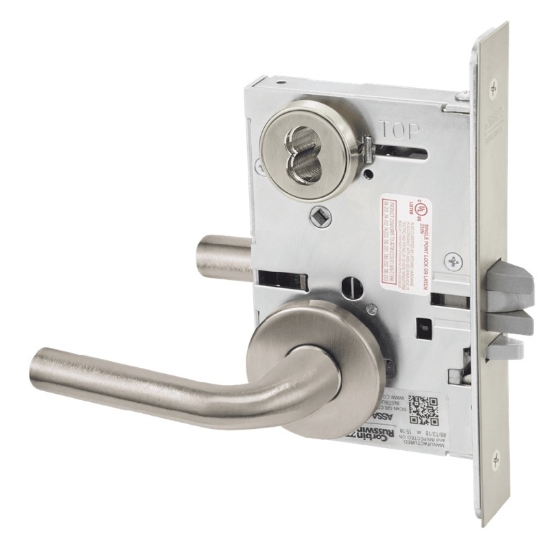 Picture of Corbin Russwin ML2032 RWA Institution or Utility Mortise Lock, RW Lever, A Rose