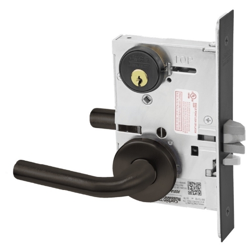 Picture of Corbin Russwin ML2042 RWA Entrance or Public Restroom Mortise Lock, RW Lever, A Rose