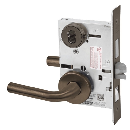 Picture of Corbin Russwin ML2048 RWA Entrance or Apartment Mortise Lock, RW Lever, A Rose