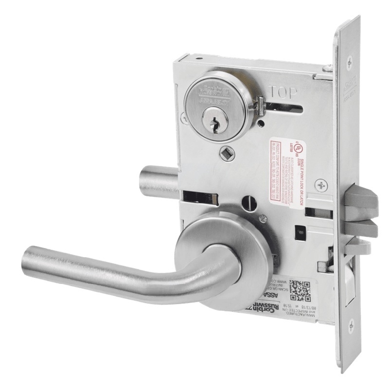 Picture of Corbin Russwin ML2051 RWA Entrance or Office Mortise Lock, RW Lever, A Rose