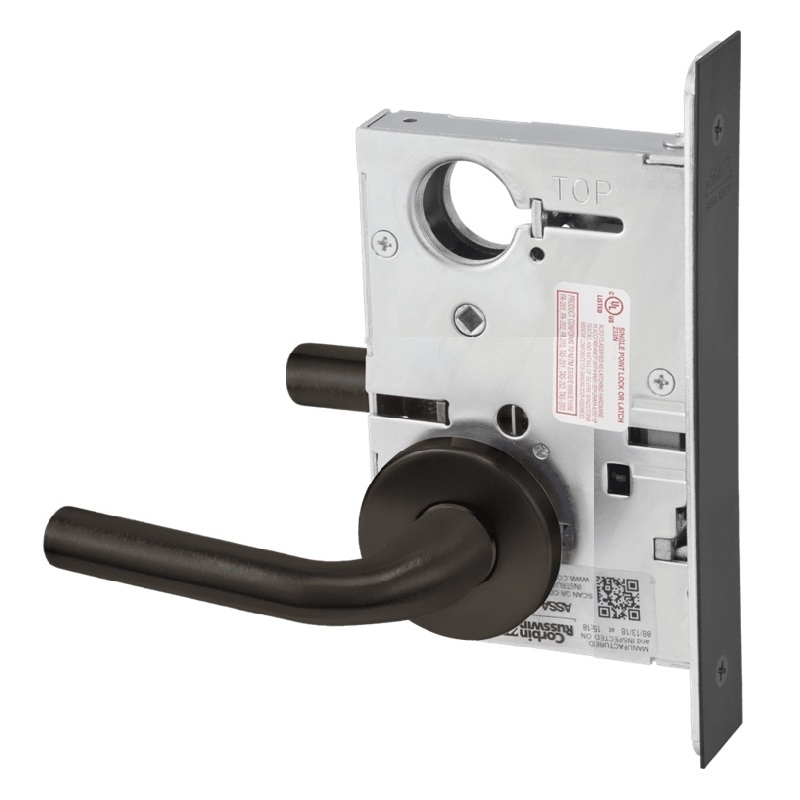 Picture of Corbin Russwin ML2070 RWA Full Dummy Trim Mortise Trim, RW Lever, A Rose