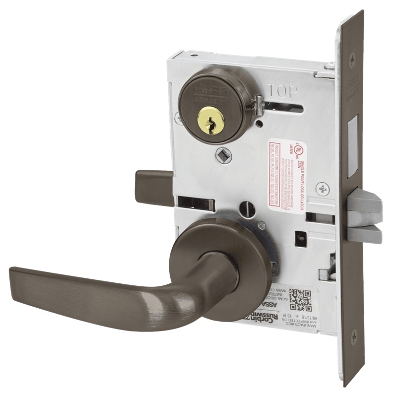 Picture of Corbin Russwin ML2024 CSA Entrance or Storeroom Mortise Lock, CS Lever, A Rose