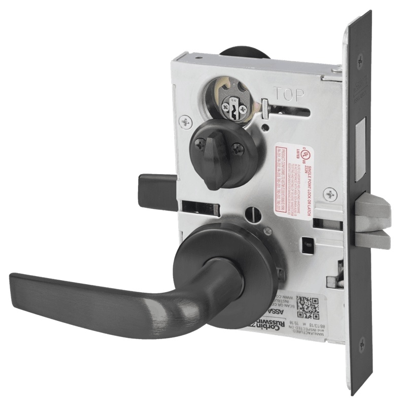 Picture of Corbin Russwin ML2030 CSA Privacy, Bedroom or Bathroom Mortise Lock, CS Lever, A Rose