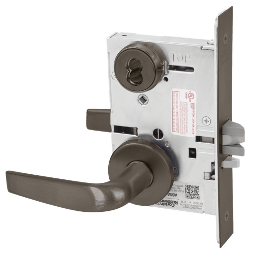 Picture of Corbin Russwin ML2042 CSA Entrance or Public Restroom Mortise Lock, CS Lever, A Rose