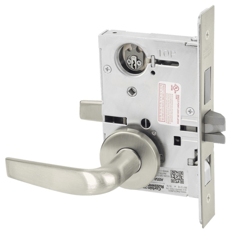Picture of Corbin Russwin ML2048 CSA Entrance or Apartment Mortise Lock, CS Lever, A Rose