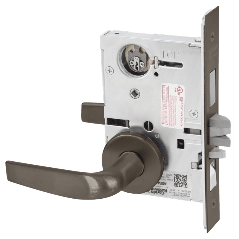 Picture of Corbin Russwin ML2067 CSA Apartment or Dormitory Mortise Lock, CS Lever, A Rose