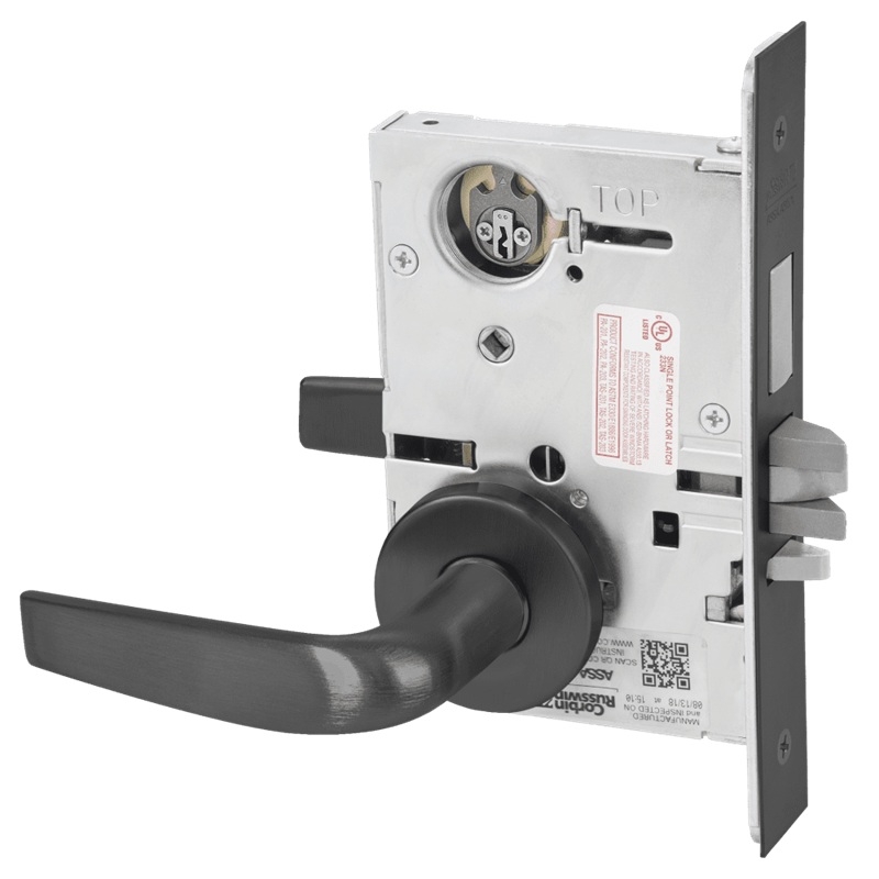 Picture of Corbin Russwin ML2075 CSA Security Entrance or Office Mortise Lock, CS Lever, A Rose