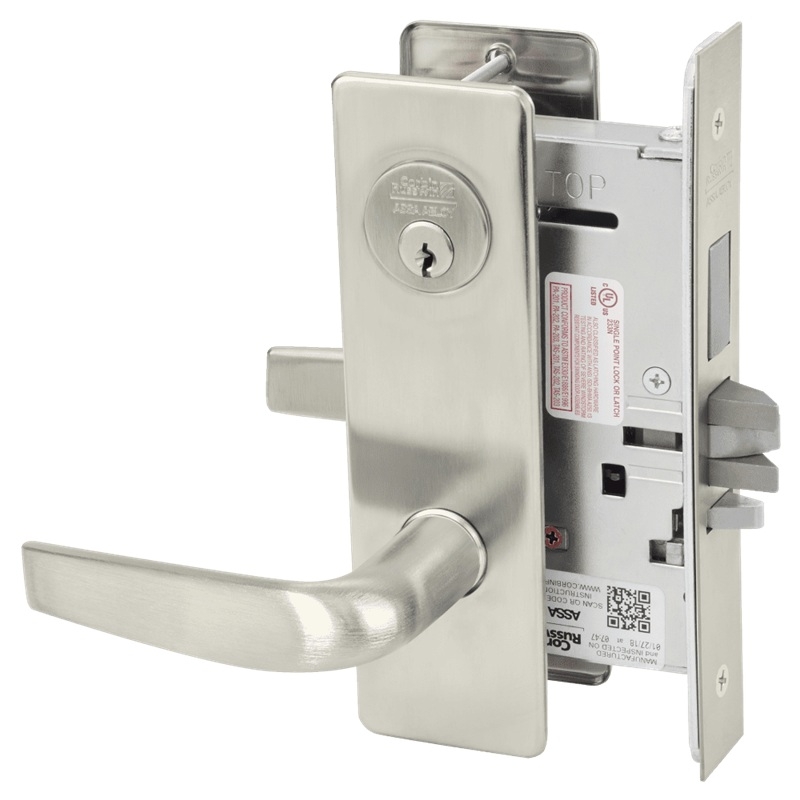 Picture of Corbin Russwin ML2029 CSM Hotel or Motel Mortise Lock, CS Lever, M Escutcheon