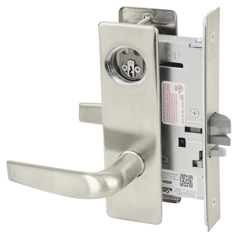 Picture of Corbin Russwin ML2032 CSM Institution or Utility Mortise Lock, CS Lever, M Escutcheon