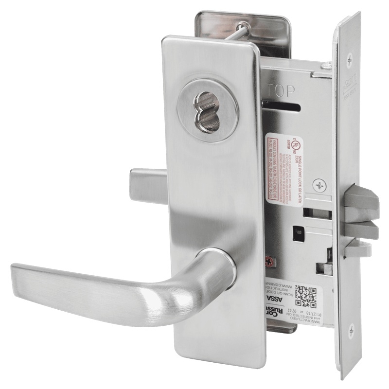 Picture of Corbin Russwin ML2042 CSM Entrance or Public Restroom Mortise Lock, CS Lever, M Escutcheon