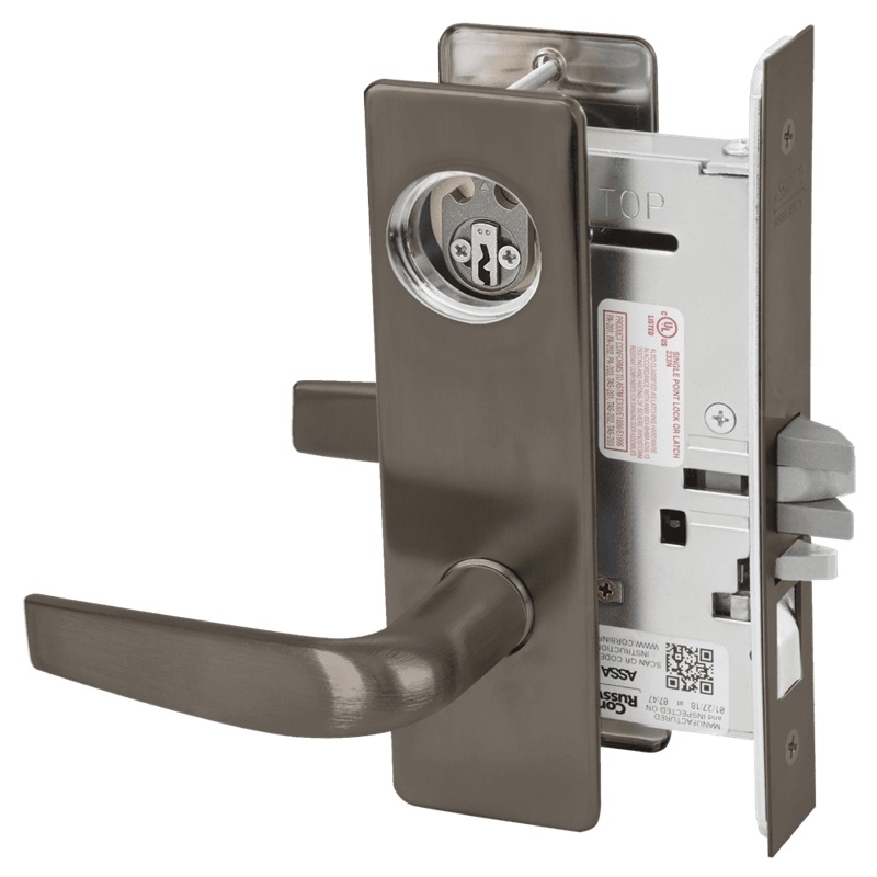 Picture of Corbin Russwin ML2051 CSM Entrance or Office Mortise Lock, CS Lever, M Escutcheon