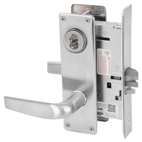 Picture of Corbin Russwin ML2042 CSN Entrance or Public Restroom Mortise Lock, CS Lever, N Escutcheon