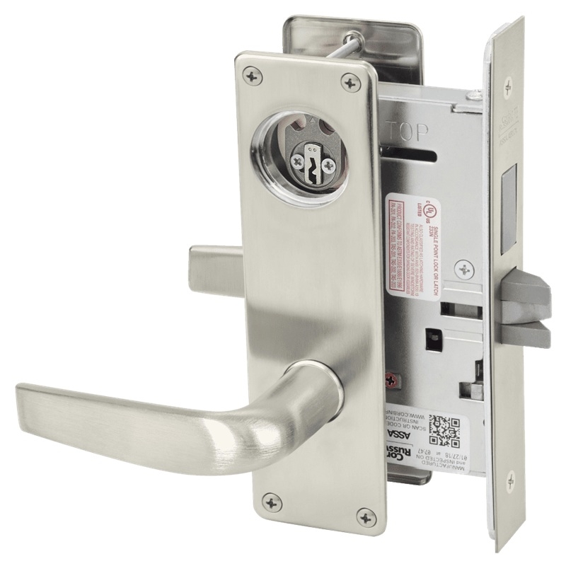 Picture of Corbin Russwin ML2065 CSN Dormitory or Entrance Mortise Lock, CS Lever, N Escutcheon
