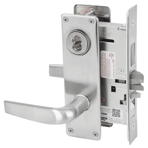 Picture of Corbin Russwin ML2067 CSN Apartment or Dormitory Mortise Lock, CS Lever, N Escutcheon