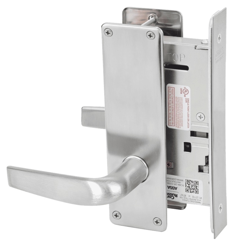 Picture of Corbin Russwin ML2070 CSN Full Dummy Trim Mortise Trim, CS Lever, N Escutcheon