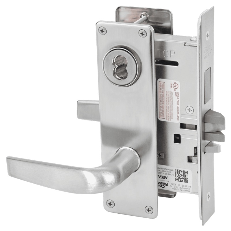 Picture of Corbin Russwin ML2072 CSN Classroom Intruder Mortise Lock, CS Lever, N Escutcheon