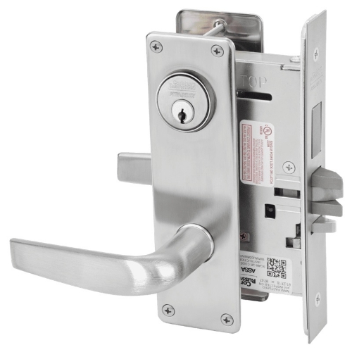 Picture of Corbin Russwin ML2075 CSN Security Entrance or Office Mortise Lock, CS Lever, N Escutcheon
