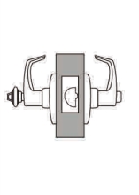 Picture of TownSteel CDC-109-S 626 Entry/Office Clutched Cylindrical Lockset - Satin Chrome