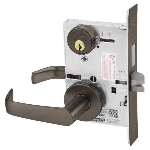 Picture of Corbin Russwin ML2024 NSA Entrance or Storeroom Mortise Lock, NS Lever, A Rose