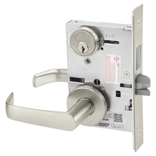 Picture of Corbin Russwin ML2024 NSA Entrance or Storeroom Mortise Lock, NS Lever, A Rose