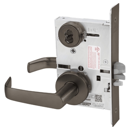 Picture of Corbin Russwin ML2042 NSA Entrance or Public Restroom Mortise Lock, NS Lever, A Rose